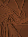 Stretch Velvet Velour Spandex 360 Grams Costume Fabric / Caramel / Sold By The Yard