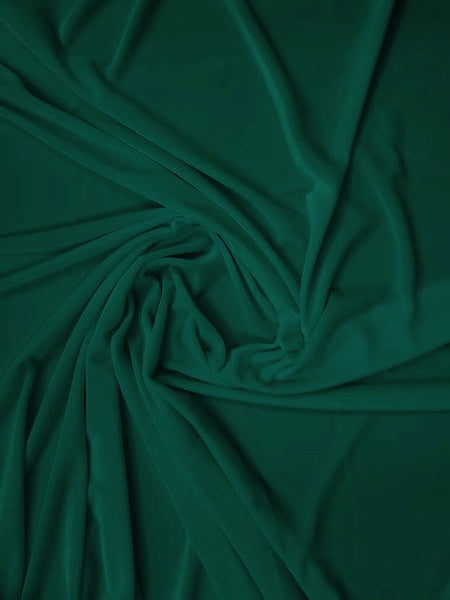 Tejido elástico de terciopelo y spandex, 360 gramos, para disfraces / Dragon Jade / Se vende por yardas