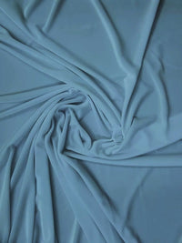 Tela elástica de terciopelo y spandex, 360 gramos, para disfraces / Azul pizarra / Se vende por yardas