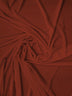 Stretch Velvet Velour Spandex 360 Grams Costume Fabric / Rust / Sold By The Yard