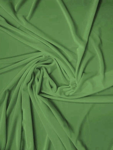 Tela elástica de terciopelo y spandex, 360 gramos, para disfraces / color salvia / Se vende por yardas