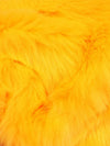 Tela de pelo corto sintético / Amarillo dorado / Se vende por metro