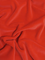Tela Minky elástica roja tipo mochi / Tela lisa y suave, vendida por metros