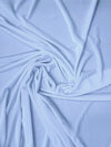 Stretch Velvet Velour Spandex 360 Grams Costume Fabric / Baby Blue / Sold By The Yard
