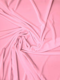 Stretch Velvet Velour Spandex 360 Grams Costume Fabric / Pink / Sold By The Yard