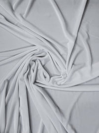Tela elástica de terciopelo y spandex, 360 gramos, para disfraces / Plata / Se vende por yardas