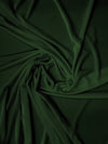 Stretch Velvet Velour Spandex 360 Grams Costume Fabric / Hunter Green / Sold By The Yard