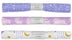 3 Flannel Fat Quarters Out of the World Celestial Little Feet Boutique Pink Purple Precut 18" x 21" Baby