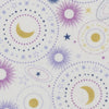 3 Flannel Fat Quarters Out of the World Celestial Little Feet Boutique Pink Purple Precut 18" x 21" Baby