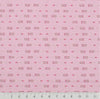 3 cuartos de tela de franela «Wild and Free» de Little Feet Boutique, rosa y blanco, 18" x 21", para bebé