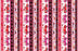 Valentine Love You Stripe Dogs on Pink 100% Cotton Price per Yard