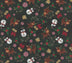 Christmas Snowmen Reindeer Bells Candy on Green 100% Cotton Price per yard