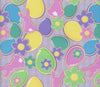 Easter Egg Cookies on Pink 100% Cotton Price per Yard