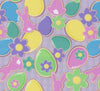Easter Egg Cookies on Pink 100% Cotton Price per Yard