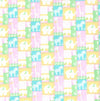 Estampado «Jungle Patch» sobre fondo rosa para bebé, 100 % algodón. Precio por yarda.