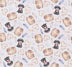 Cachorros de perro, iconos del Oeste sobre fondo gris, 100 % algodón, precio por yarda, tela decorativa