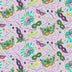 Mardi Gras Masks on Purple 100% Cotton Sold by the Yard Novelty