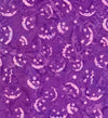Halloween Batik Pumpkin Jack o Lantern Smiles on Purple Tonga