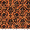 Halloween Pumpkin Damask on Orange