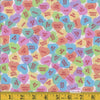 Valentine Candy Hearts on Cream 100% Cotton Price per Yard