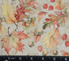 Acorns and Leaves on Cream 100% Cotton Price per Yard