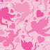 Valentine Cupids Love on Pink 100% Cotton Fabric Price per Yard