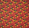 Halloween Mischievous Pumpkins on Orange 100% Cotton Price per Yard