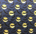 Halloween Bats Full Moon on Blue 100% Cotton Fabric