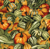 Pumpkins and Gourds Realistic 100% Cotton Fabric Price per Yard
