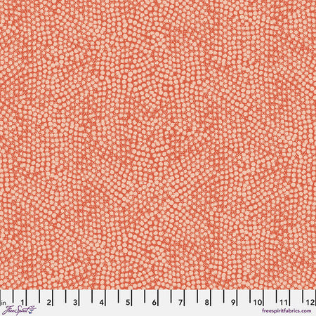 Seed Red Flourish And Bloom 44"/45" Cotton Fabric Per Yard