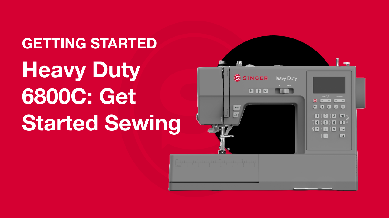 Getting Started Heavy Duty 6800C: Selecting Stitches