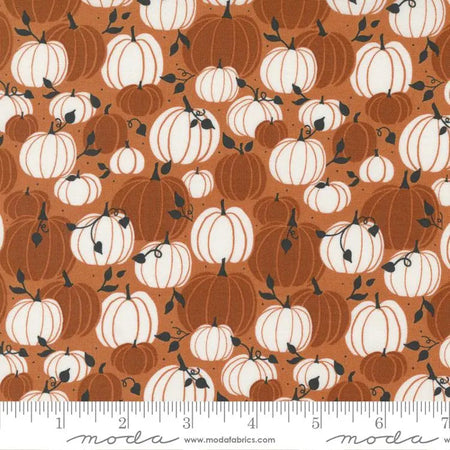 Tela «Spellbound Orange Pumpkin», 44"/45", por yarda