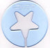 Plantilla de acolchado de círculo de 9" y estrella de 6