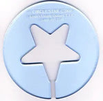 Plantilla de acolchado de círculo de 6" y estrella de 3
