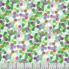 Lentejuelas moradas, 100 % algodón, se vende por yardas.  Tejido decorativo