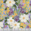 Floral on Purple 100% Cotton Sold by the Yard Novelty