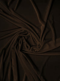 Tela elástica de terciopelo y spandex, 360 gramos, para disfraces / Color chocolate / Se vende por yardas