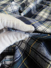 Tartan Plaid Uniform Apparel Flannel Fabric / Red/Blue