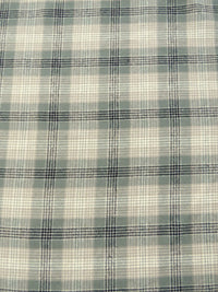Tejido de franela para uniformes con estampado de tartán / Verde oliva/Caqui