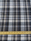 Tartan Plaid Uniform Apparel Flannel Fabric / Gray/Black/Yellow||color:Gray/Black/Yellow