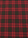 Tartan Plaid Uniform Apparel Flannel Fabric / Red/Green/Blue