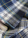 Buffalo Plaid Flannel Fabric Mini Black