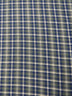 Tartan Plaid Uniform Apparel Flannel Fabric / Olive/Blue