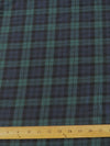 Tartan Plaid Uniform Apparel Flannel Fabric / Navy/Hunter||color:Navy/Hunter