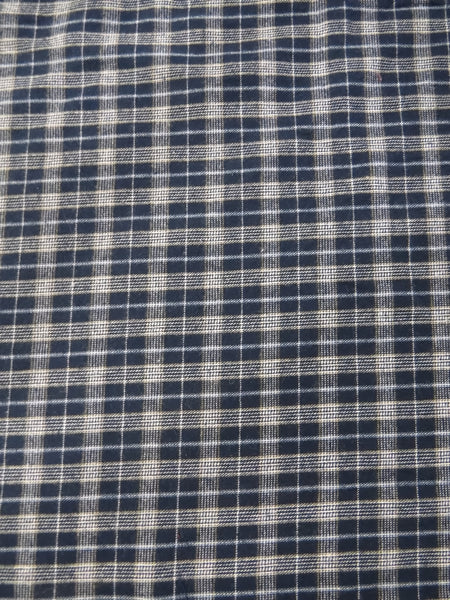 Tejido de franela para uniformes con estampado de tartán / Azul marino