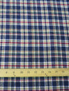 Tartan Plaid Uniform Apparel Flannel Fabric / Multi-Color / Sold By The Yard||color:Multi-Color