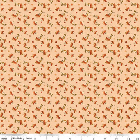 The Awe of Autumn Bittersweet Blush 43"/44" Fabric Per Yard