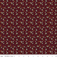 The Awe of Autumn Bittersweet Mahogany 43"/44" Fabric Per Yard