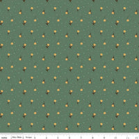 The Awe of Autumn Flower Toss Pine 43"/44" Fabric Per Yard