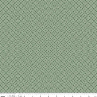 Tela «The Awe of Autumn Grid Hazy», 43"/44", por yarda